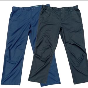 IZOD Golf Men's Bundle Of Blue and Black Pants 40×30
